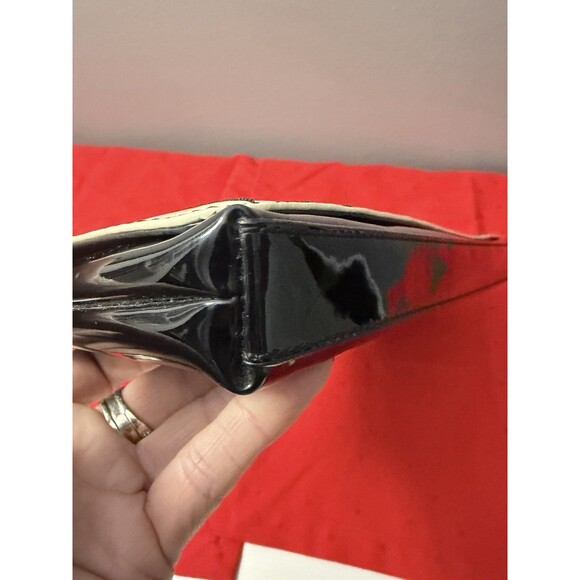 Kate Spade Patent Leather Duet Piano Key Red Lined Clutch Purse Handbag - Picture 8 of 10